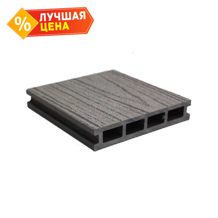 Террасная доска ДПК вельвет и тиснение MasterDeck 26x140x4000 мм Венге