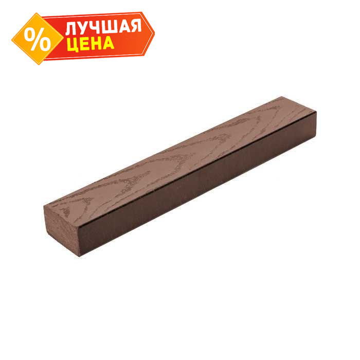 Брус лавочный массив Grand Line 22x80x4000 мм Какао