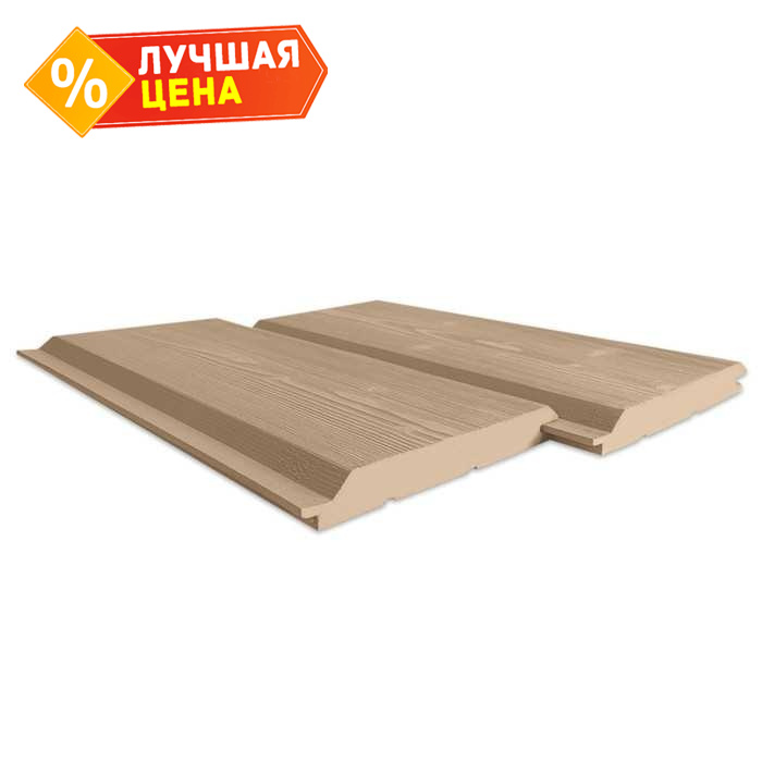 Имитация бруса UTVF крашенная 21x146x6000 мм АВ Ель Укрывная Серый