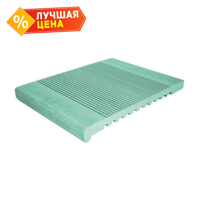 Ступень Grand Line массив 22x320x4000 мм Зеленый